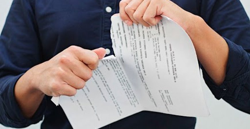Contrato rasgado